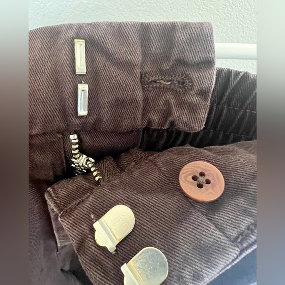 Tna Ladies Large Dark Brown Cargo Pants Straight Leg Utility Pockets Belt Loops - Picture 7 of 12